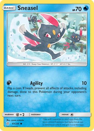Sneasel 043/236 - SM Cosmic Eclipse