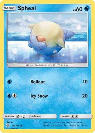 Spheal 049/236 - SM Cosmic Eclipse
