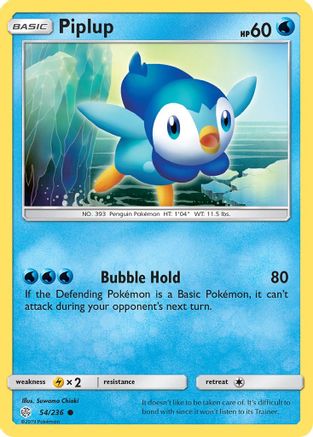 Piplup 054/236 - SM Cosmic Eclipse