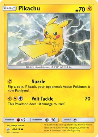 Pikachu 066/236 - SM Cosmic Eclipse Reverse Holofoil