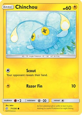 Chinchou 071/236 - SM Cosmic Eclipse