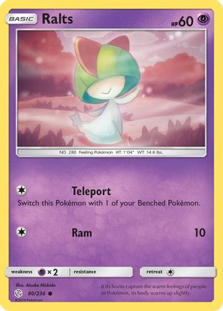 Ralts 080/236 - SM Cosmic Eclipse