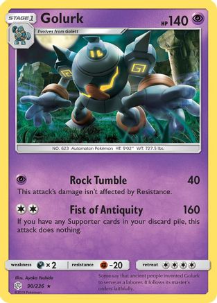 Golurk 090/236 - SM Cosmic Eclipse