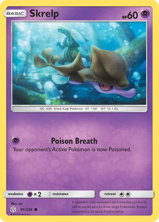 Skrelp 091/236 - SM Cosmic Eclipse Reverse Holofoil