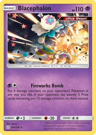 Blacephalon 104/236 - SM Cosmic Eclipse Holofoil