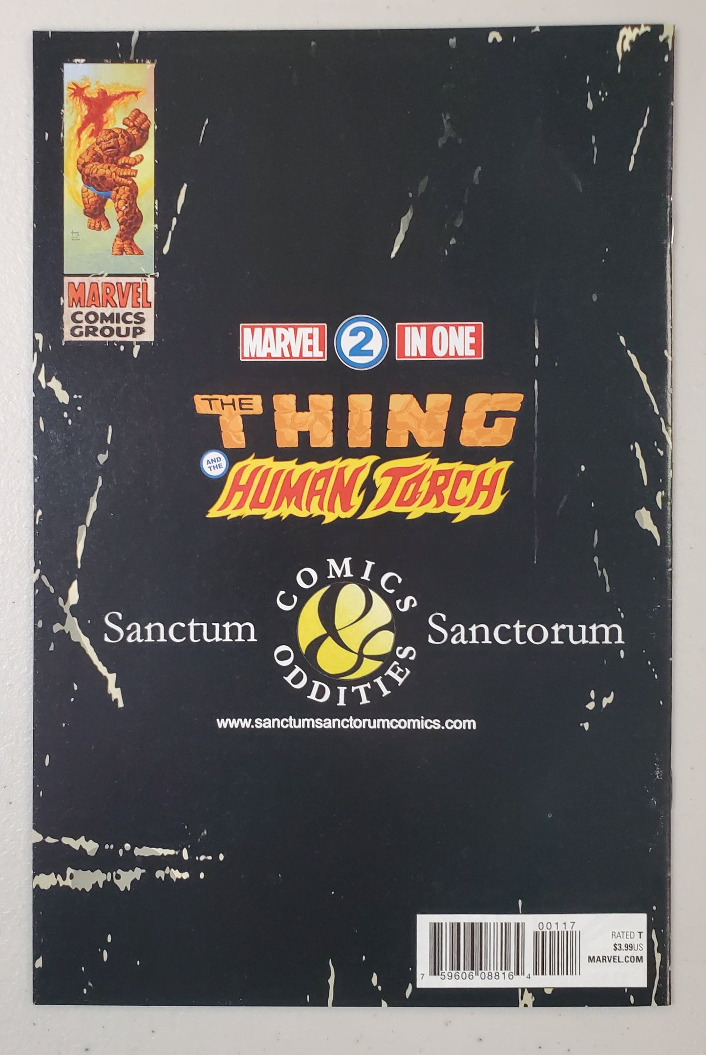 MARVEL 2 IN ONE #1 SSCO CORNER BOX VARIANT SIGNED BY JOE JUSKO