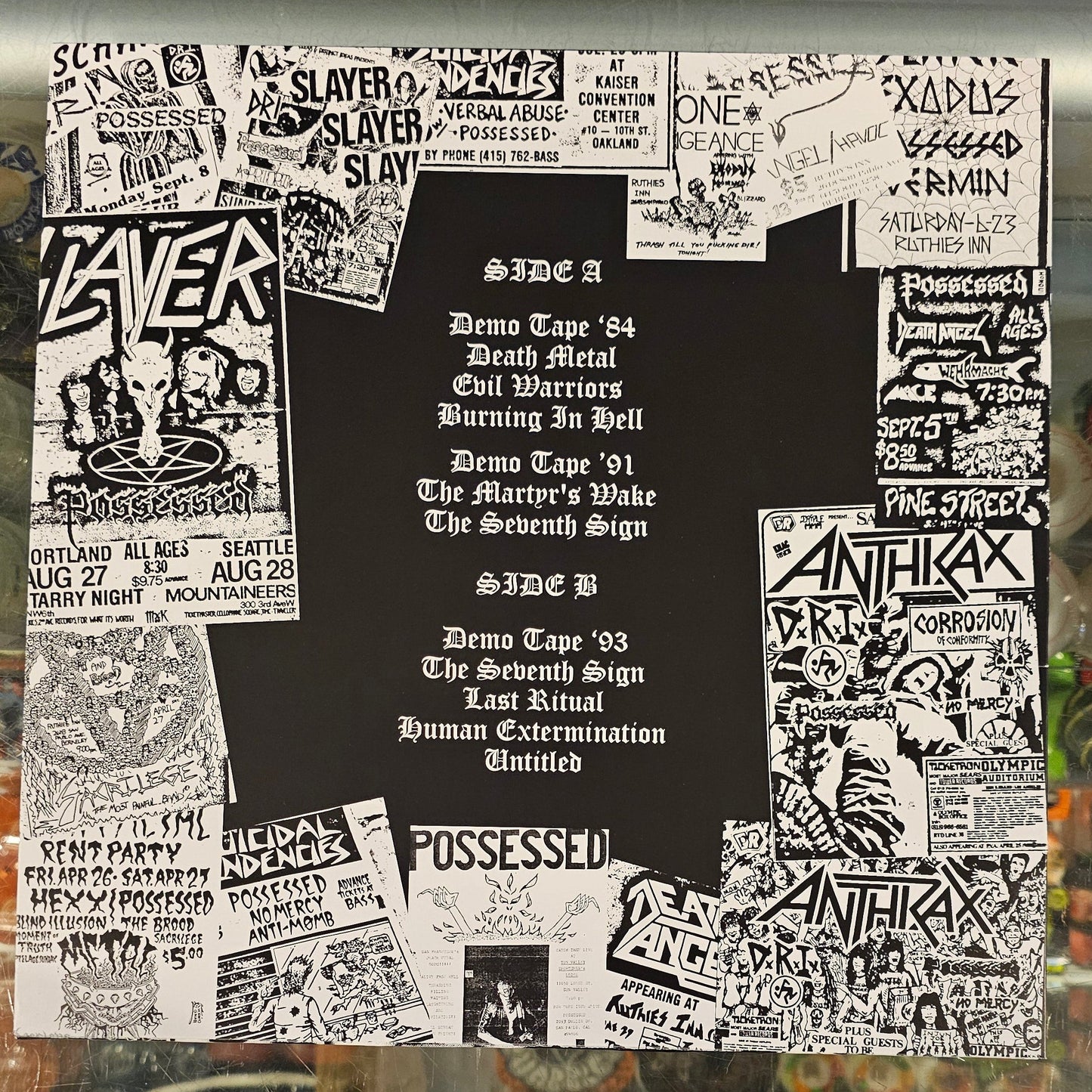 POSSESSED - RARE DEMOS 1984-1992 Vinyl LP Record *Unofficial Release*