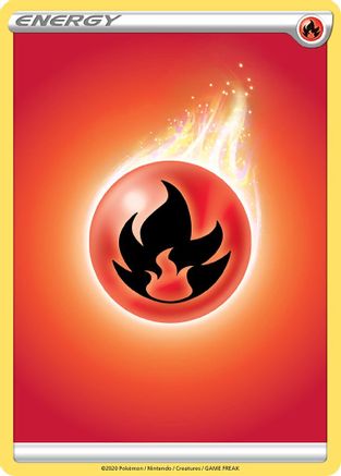 FireEnergy - SWSH01 Sword & Shield Base Set Reverse Holofoil