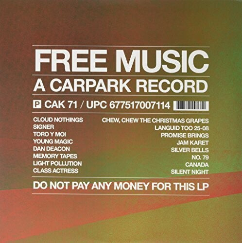 Free Music: Carpark Record Holiday Sampler (Promo) (Indie Exclusive Vinyl)