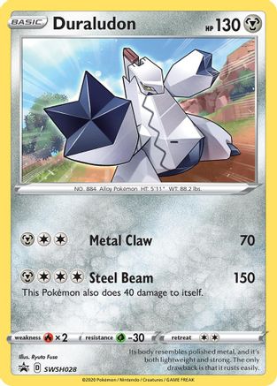 Duraludon SWSH028/307 - SWSH Sword & Shield Promo Cards Holofoil