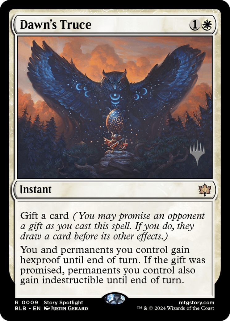 Dawn's Truce (PPBLB-009) - Bloomburrow Promos