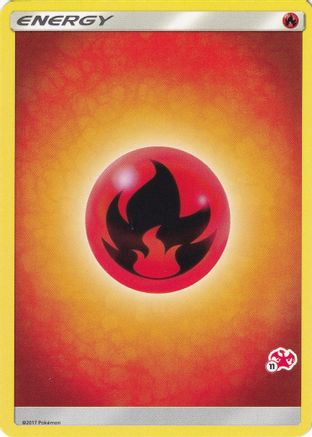 Fire Energy (# Charizard Stamped) - Battle Academy