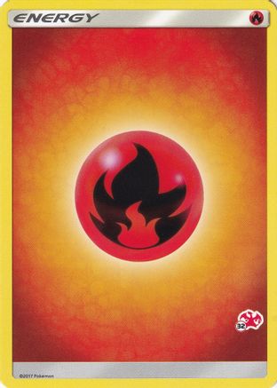 Fire Energy (# Charizard Stamped) - Battle Academy