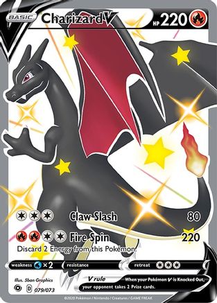 Charizard V (Secret) 079/73 - Champions Path Holofoil