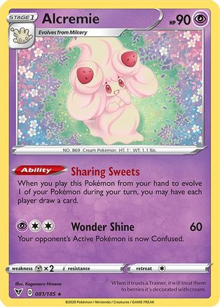 Alcremie 081/185 - SWSH04 Vivid Voltage Reverse Holofoil
