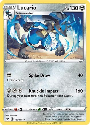Lucario 120/185 - SWSH04 Vivid Voltage