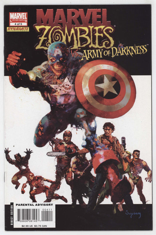 Marvel Zombies Army Of Darkness 4 2007 VF Avengers 4 Homage
