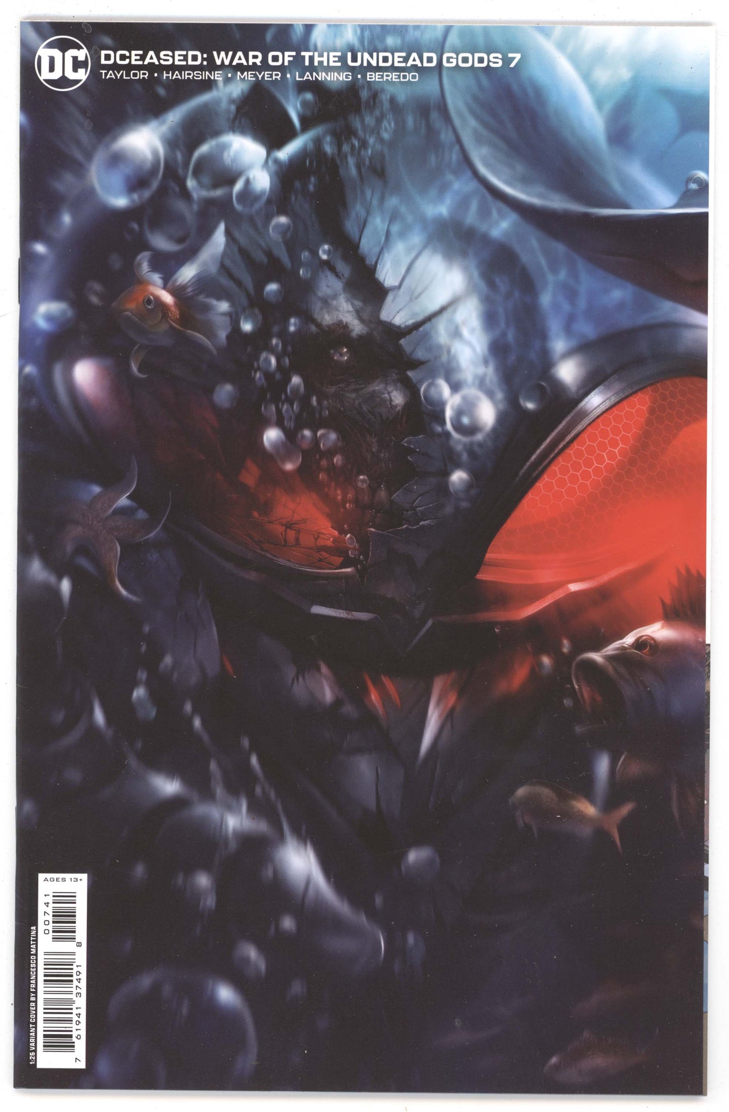 Dceased War Of The Undead Gods #7 (Of 8) D 1:25 Francesco Mattina Card Stock Variant (03/21/2023) Dc