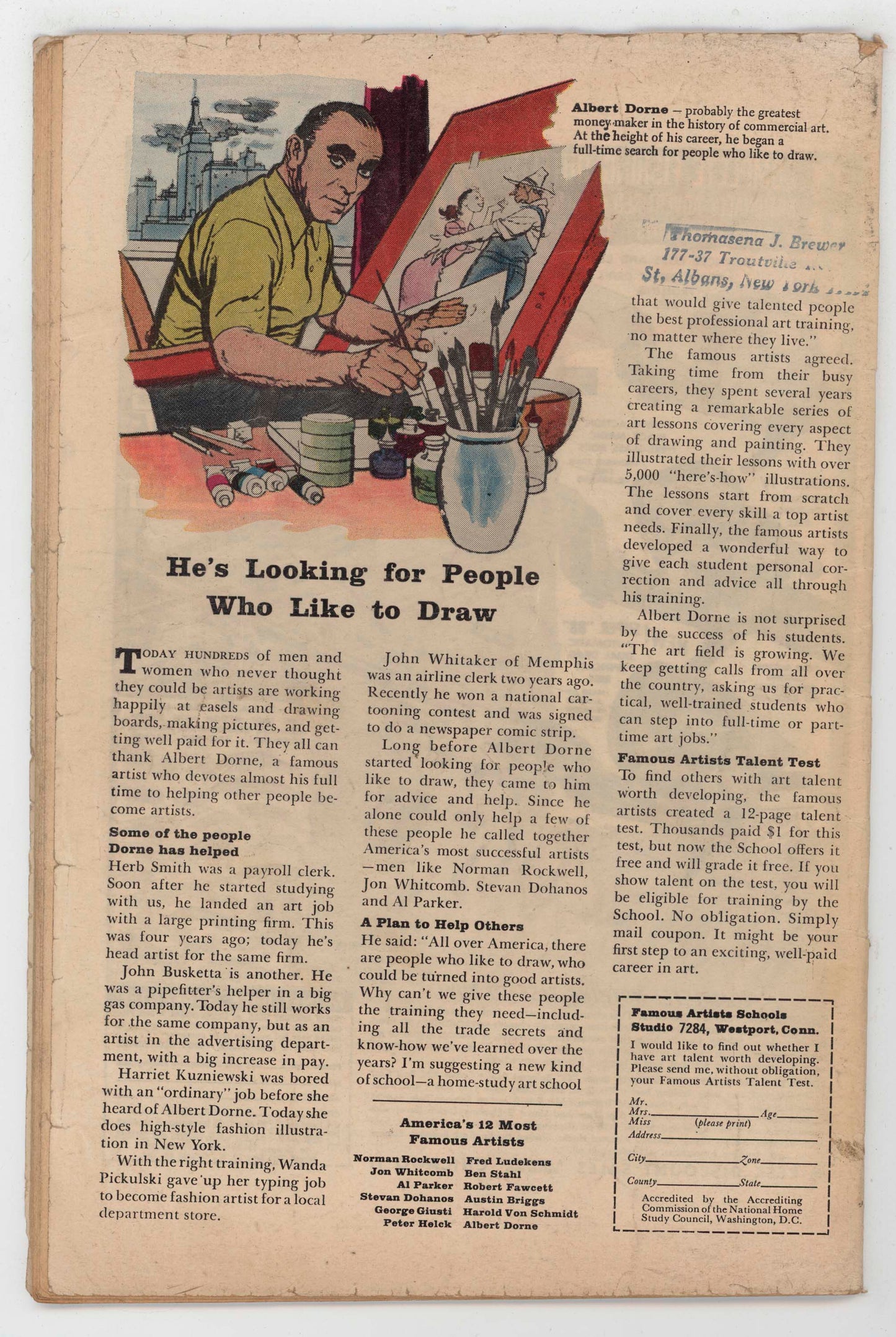 Tales To Astonish 58 Marvel 1964 GD VG Giant Man Wasp Stan Lee Jack Kirby