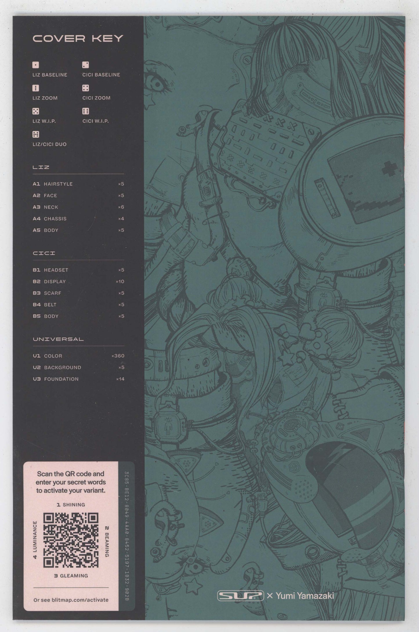 BLITMAP #1 (OF 6) Opened Four Dots Green Pink - Golden Apple Comics