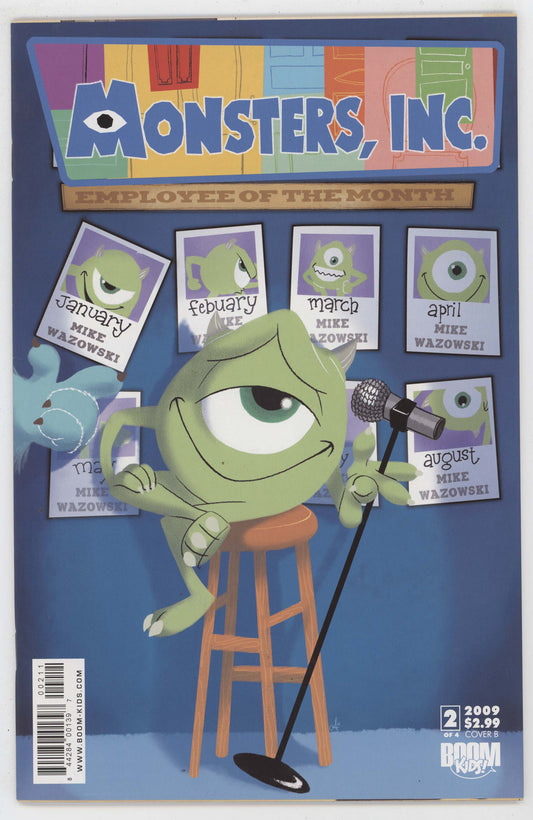 Monsters Inc Laugh Factory 2 B Boom 2009 NM- 9.2 Amy Mebberson Variant