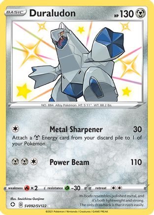 Duraludon SV092/SV122 - Shining Fates Shiny Vault Holofoil