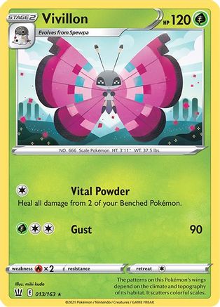 Vivillon 013/163 - SWSH05 Battle Styles