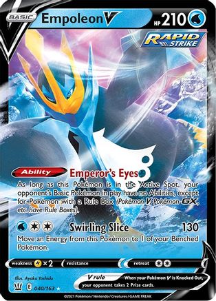 Empoleon V 040/163 - SWSH05 Battle Styles Holofoil