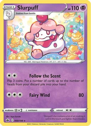 Slurpuff 068/198 - SWSH06 Chilling Reign