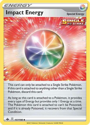 Impact Energy 157/198 - SWSH06 Chilling Reign Reverse Holofoil - Golden Apple Comics