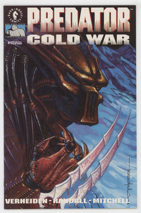 Predator Cold War 1 Dark Horse 1991 NM+ 9.6 Mark Verheiden Ron Randall Movie