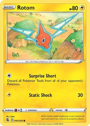 Rotom 094/264 - SWSH08 Fusion Strike Reverse Holofoil