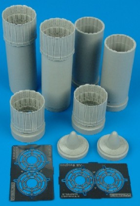 Aires 4345 1/48 B58 Exhaust Nozzles For RMX
