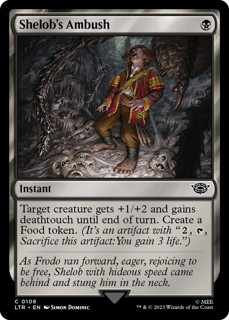 Shelob's Ambush (LTR-108) - The Lord of the Rings: Tales of Middle-earth Foil