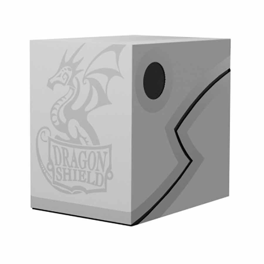 Dragon Shield Revised Double Shell - Ashen White (Holds 100+)