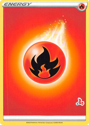 Fire Energy (# Cinderace Stamped) - Battle Academy 2022