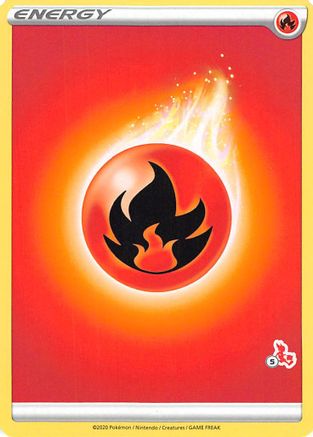 Fire Energy (# Cinderace Stamped) - Battle Academy 2022