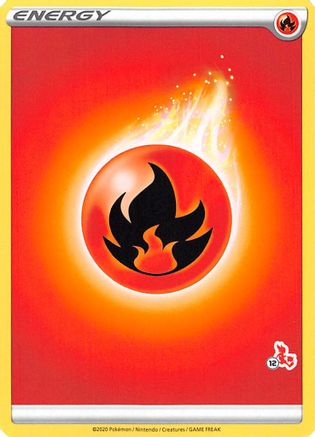 Fire Energy (# Cinderace Stamped) - Battle Academy 2022