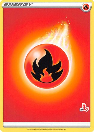 Fire Energy (# Cinderace Stamped) - Battle Academy 2022