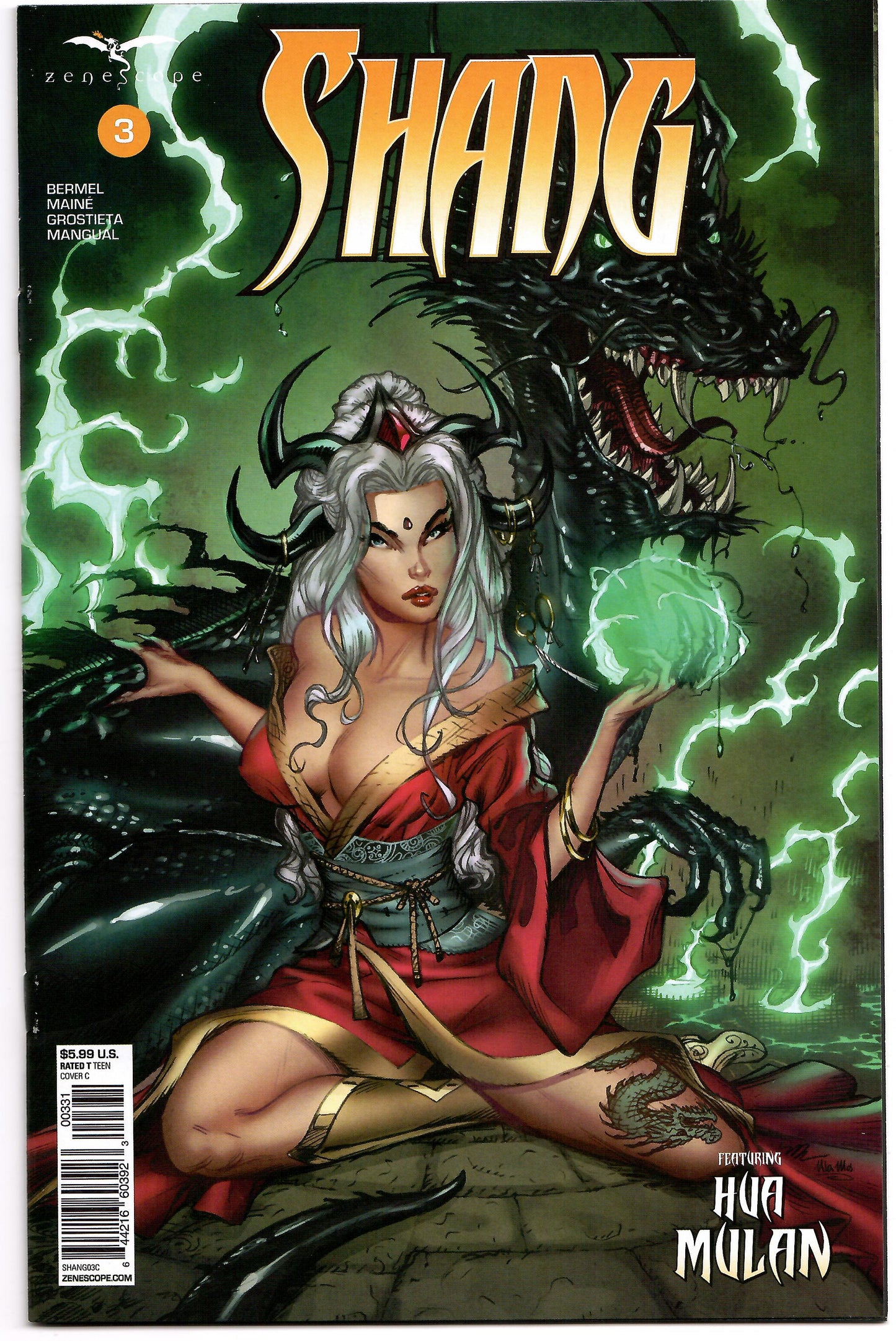 Shang #3 (Of 3) C Michael Dooney GGA Variant (05/20/2020) Zenescope - Golden Apple Comics