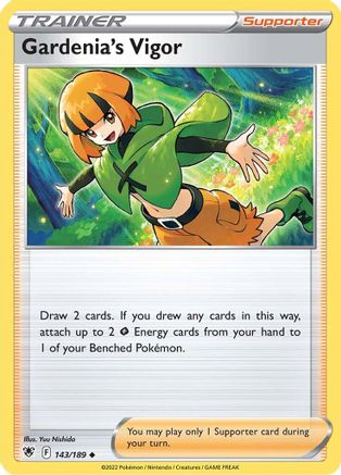 Gardenia's Vigor 143/189 - SWSH10 Astral Radiance Reverse Holofoil