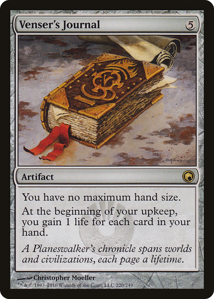 Venser's Journal (SOM-220) - Scars of Mirrodin Foil