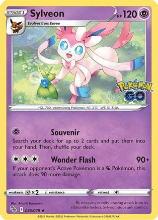 Sylveon 035/078 - Pokemon GO Holofoil