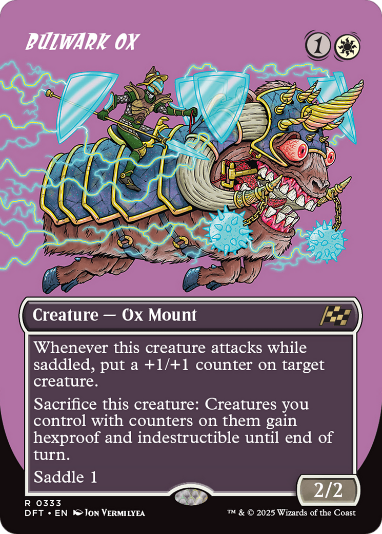 Bulwark Ox (DFT-333) - Aetherdrift (Borderless) Foil