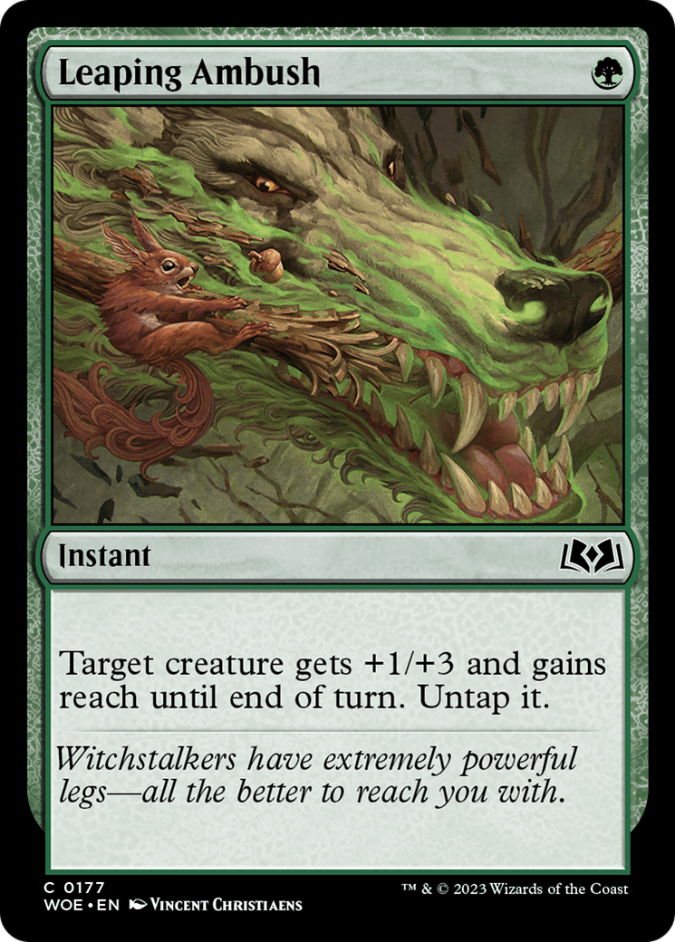 Leaping Ambush (WOE-177) - Wilds of Eldraine Foil