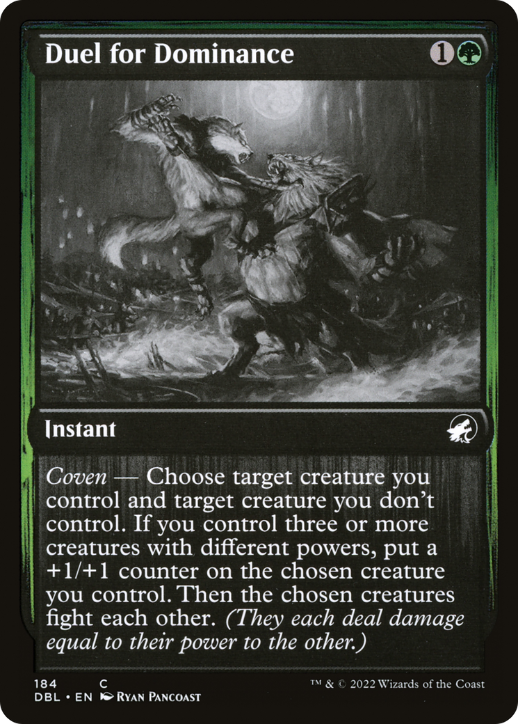 Duel for Dominance (DBL-184) - Innistrad: Double Feature