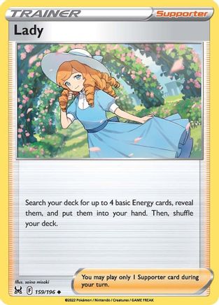 Lady 159/196 - SWSH11 Lost Origin