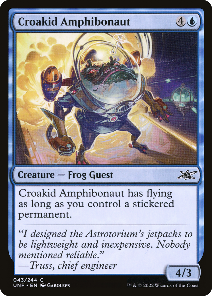 Croakid Amphibonaut (UNF-043) - Unfinity