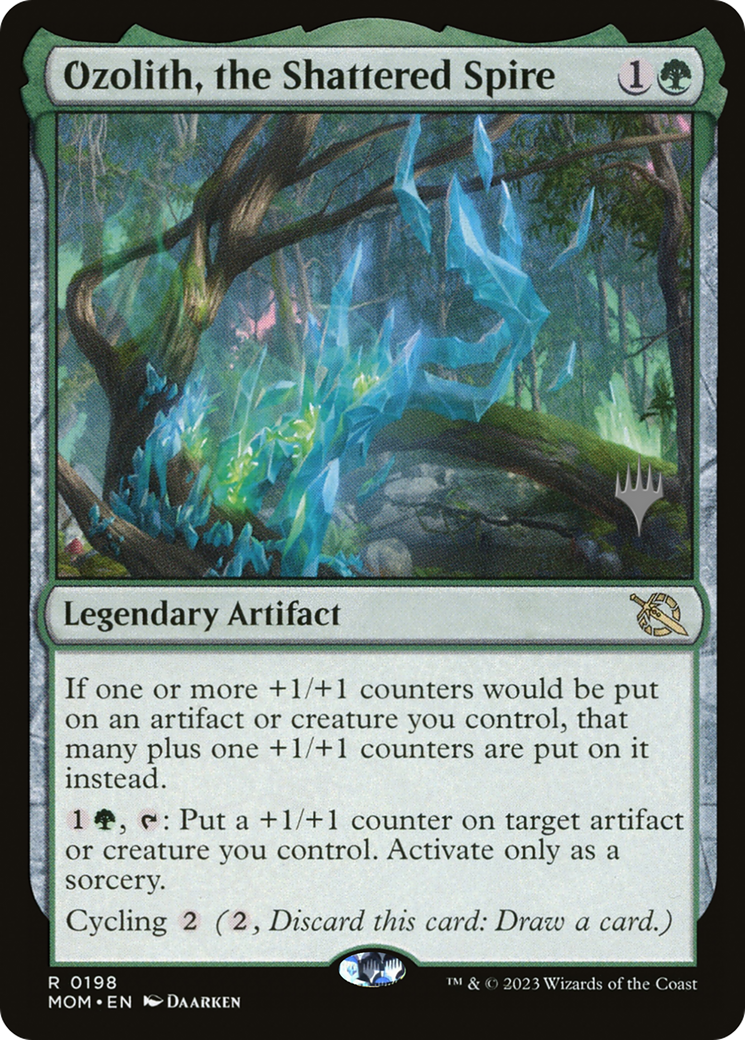 Ozolith, the Shattered Spire (PPMOM-198P) - March of the Machine Promos