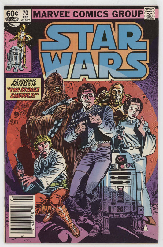 Star Wars 70 Marvel 1983 VF Luke Skywalker Princess Leia C-3PO Han Solo